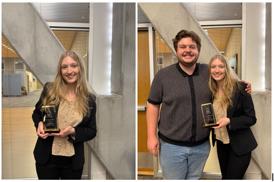 SHRM members with their awards