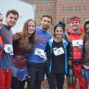 5k participants dressed as superheroes 